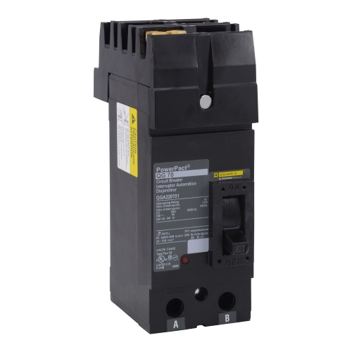 Schneider Electric QJA222001 PowerPact Q - molded case circuit breaker - 2-pole - 100 kA - 240 V - 200 A