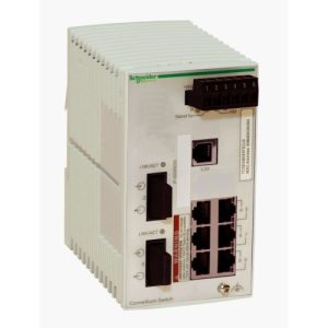 Schneider Electric TCSESB083F2CU0 Ethernet TCP/IP basic managed switch - ConneXium - 6TX/2FX - multimode