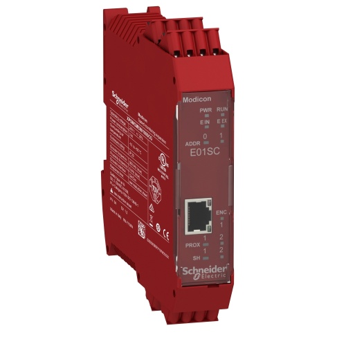 Schneider Electric XPSMCMEN0100SCG - Speed monitoring 1 Sin/Cos encoder expansion module with spring term