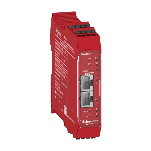 Schneider Electric XPSMCMEN0200TTG - Speed monitoring 2 TTL encoder expansion module with spring term