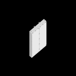 Stahlin N727212FSDDHWT N Series Fiberglass Enclosure - 72" x 72" x 12"