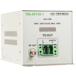 TekBox TBL05100-1: Enhance EMC Compliance with 5uH LISN for 10 kHz - 400 MHz