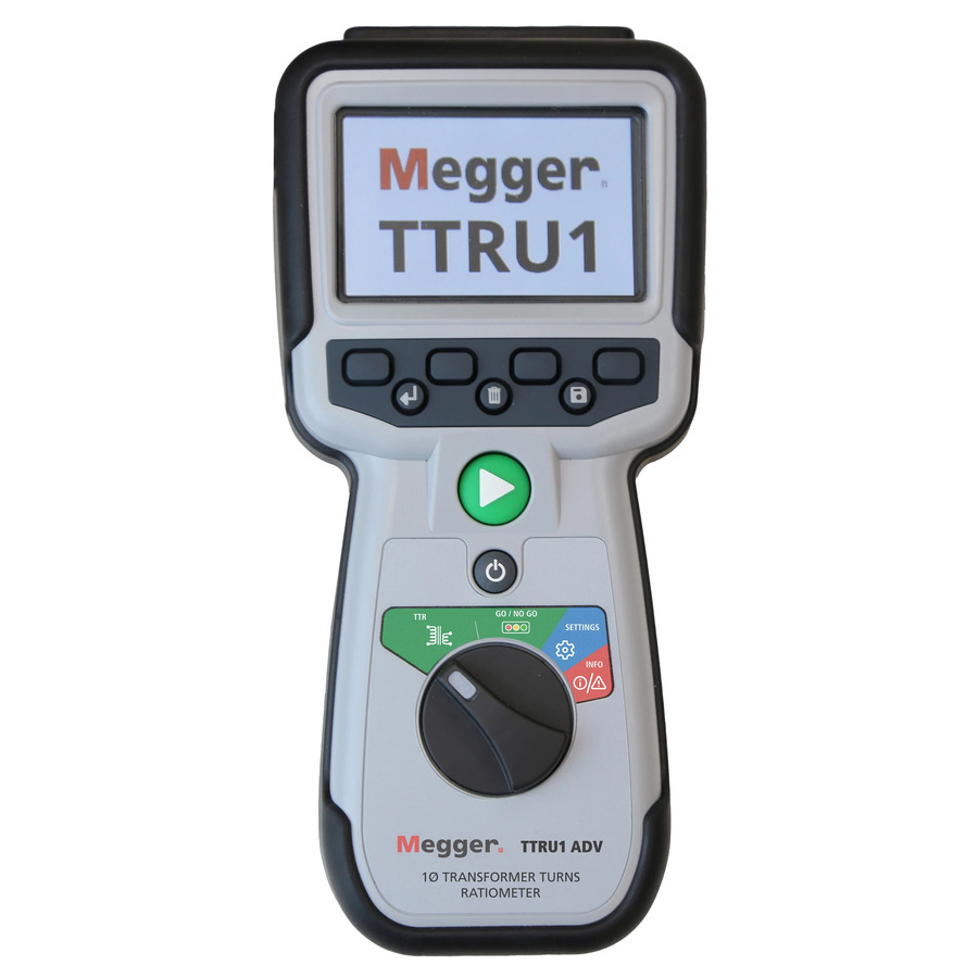 Megger TTRU1-ADV: Advanced Handheld Turns Ratiometer for Precise Transformer Testing