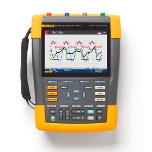 Fluke 190-204-III: 4-Channel, 200 MHz Handheld Oscilloscope for Precision Diagnostics