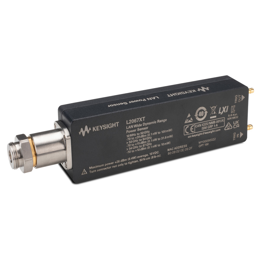 Keysight L2067XT/100/U2037A: Precision Thermal Vacuum Power Measurement from 10MHz to 67GHz