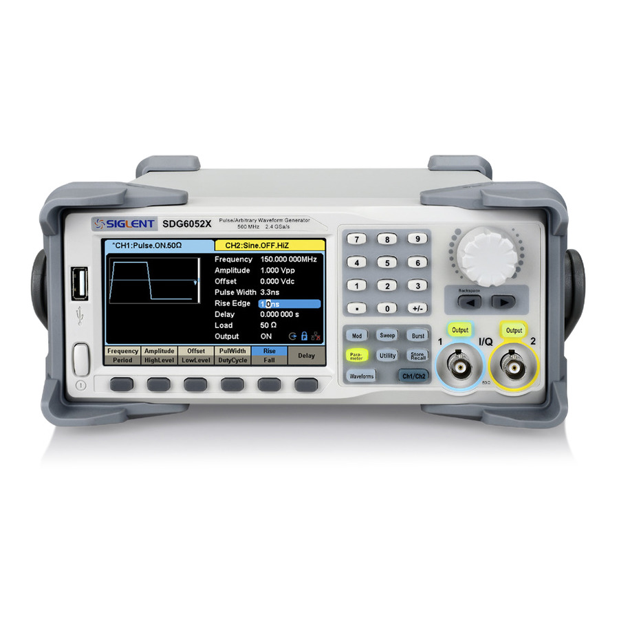 Siglent SDG6032X: Unleash Precision with 350MHz, 2CH, and 2.4GSa/s Waveform Generation