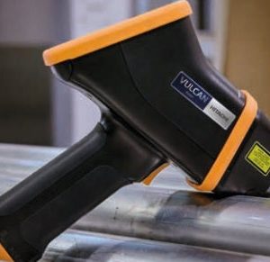 Pre-owned Oxford Hitachi Vulcan Expert Handheld LIBS Gun for High Performance Aluminum Testing
