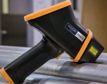 Pre-owned Oxford Hitachi Vulcan Expert Handheld LIBS Gun for High Performance Aluminum Testing