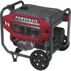 Powermate Portable Generator — 9400 Surge Watts, 7500 Rated Watts, CARB-Compliant, Model# P0081400
