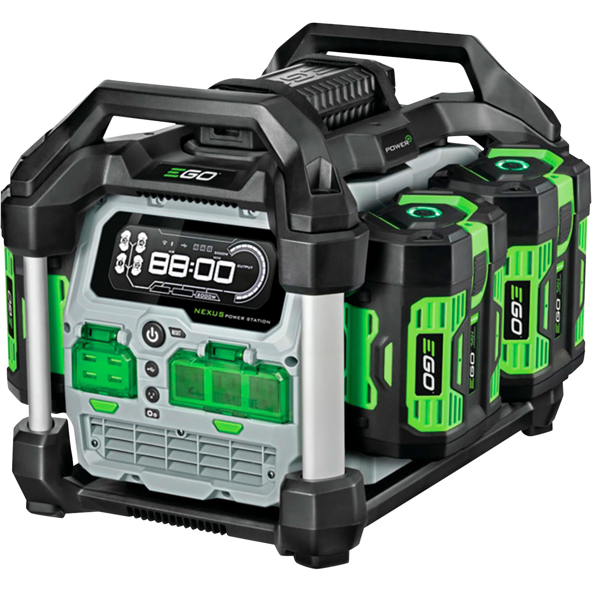 EGO Nexus Power Station — 56 Volts, Includes 2 Batteries, Model# PST3042