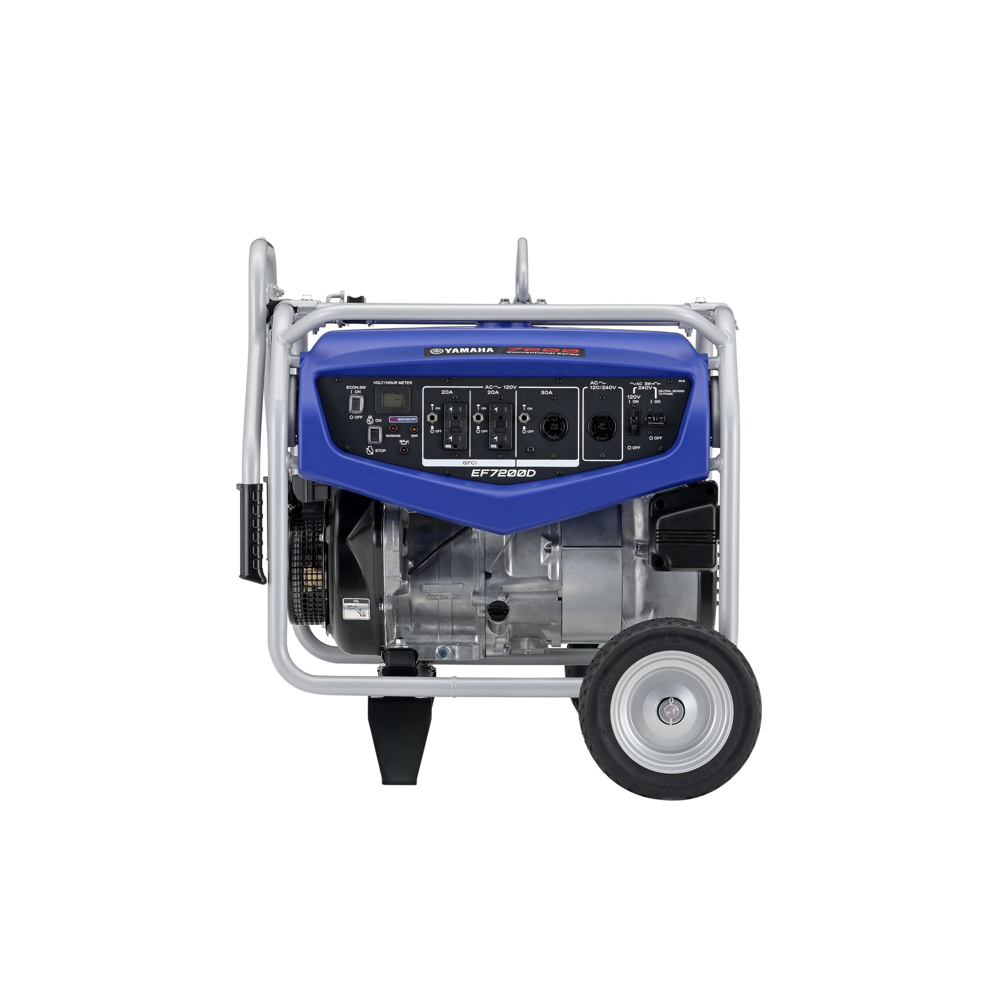Yamaha, Portable Generator, Surge Watts 7200, Rated Watts 6000, Voltage 120/240, Model# EF72DZ