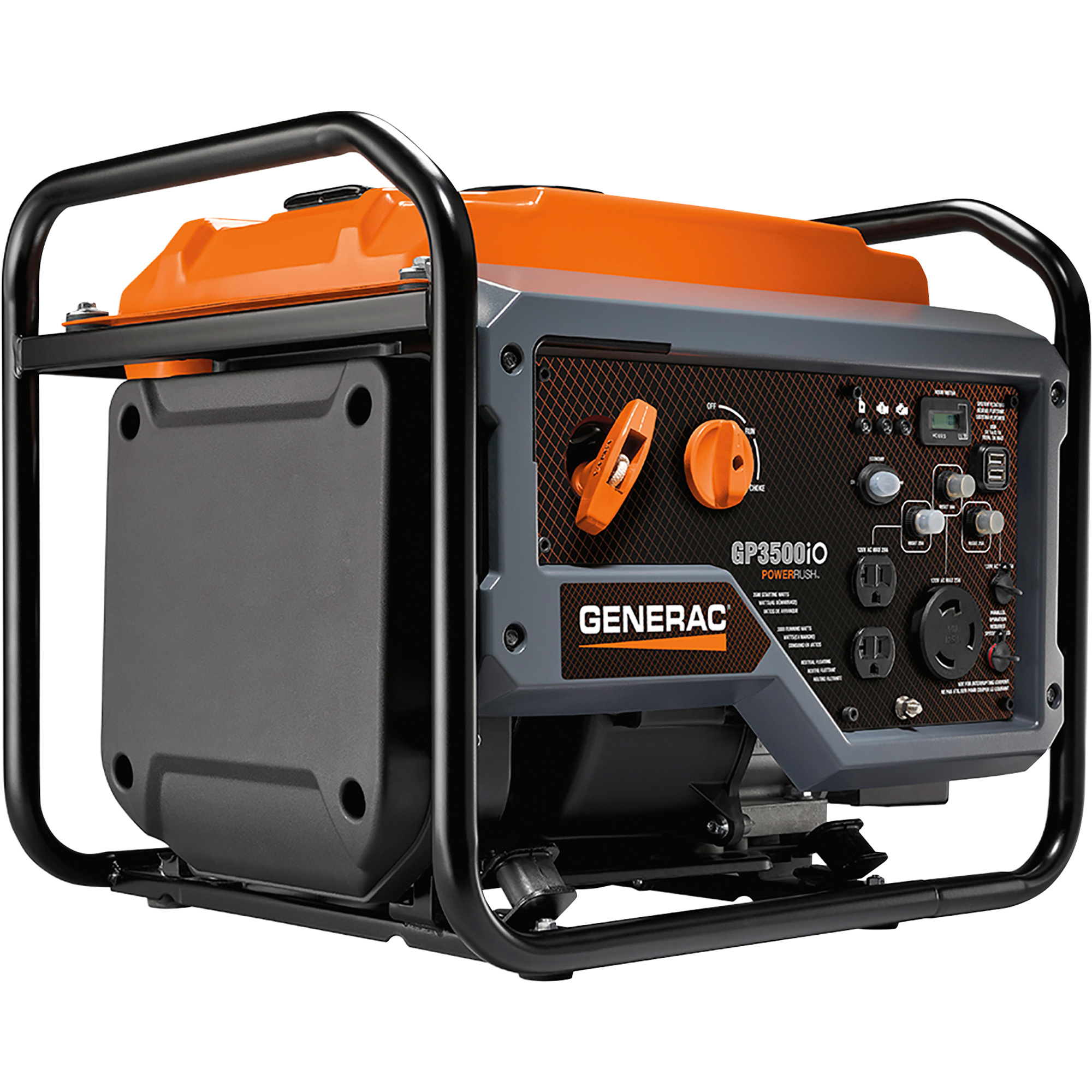Generac GP3500iO Inverter Generator, 3500 Surge Watts, 3000 Rated Watts, Open Frame, Model# 7128