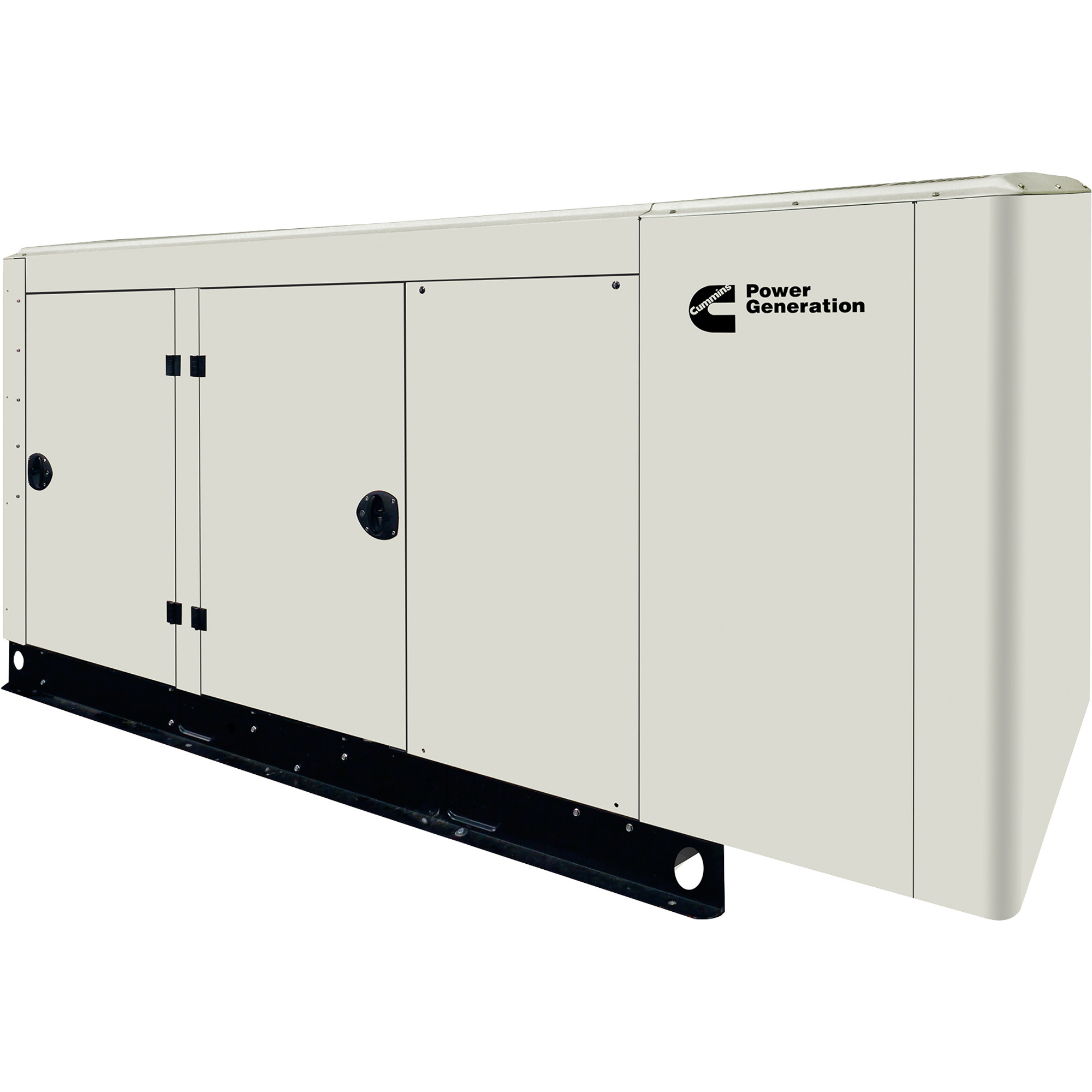 Cummins Commercial Standby Generator — 80kW, LP/NG, 277/480 Volts, 3-Phase, Model# RS80