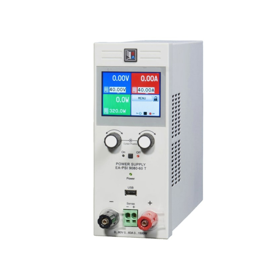 EA Elektro-Automatik EA-PSI 9040-20 T DC Power Supply, Benchtop Tower, 100-240, 40 V, 20 A, 320W SLV