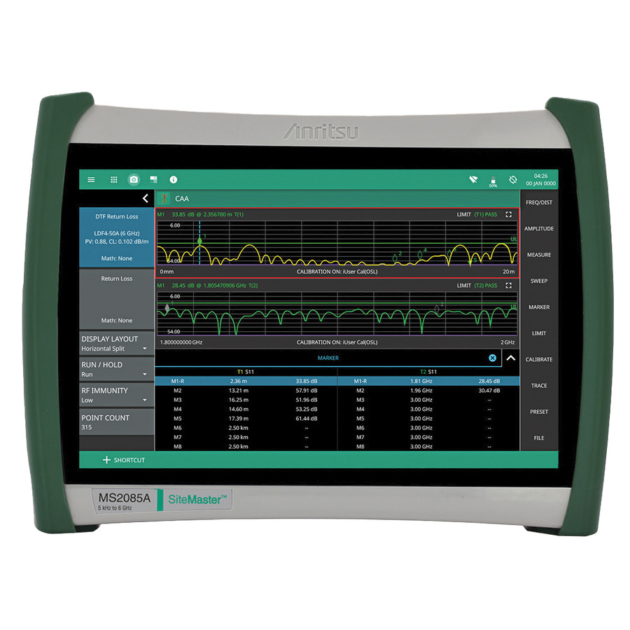 Anritsu Site Master MS208xA Series: Your Ultimate Cable and Antenna Analyzer (5 kHz - 6 GHz)